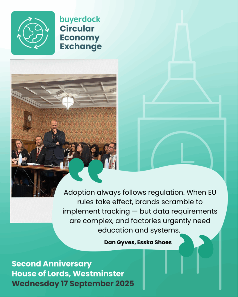 Dan Gyves Esska Shoes on data requirements , factories education and systems