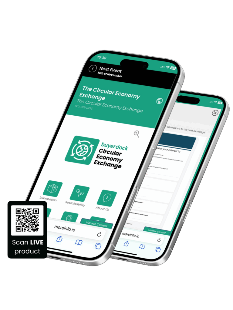 The Circular Economy Exchange the web-app to