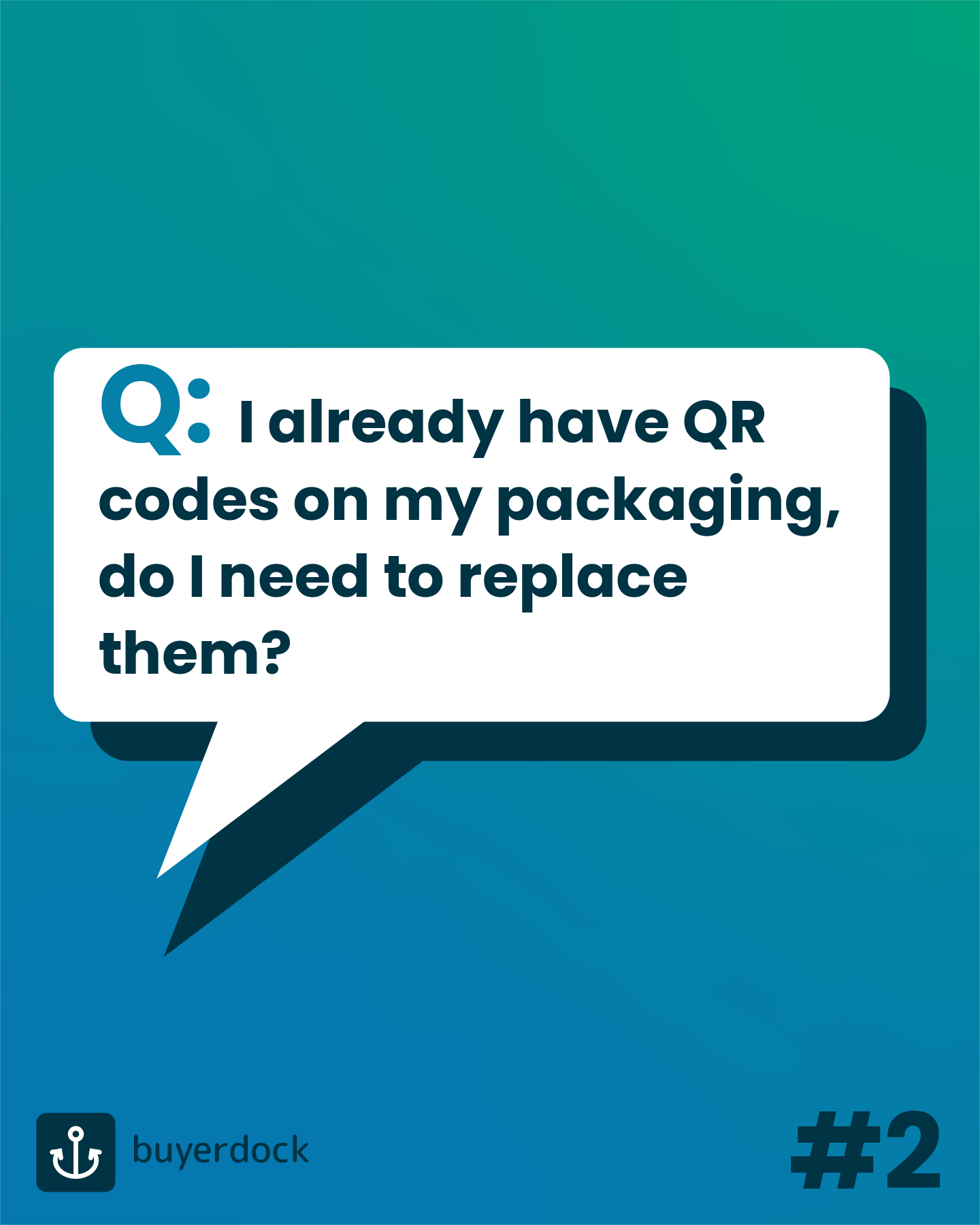 Q&A I already have QR codes on my packaging, do I need to replace them?