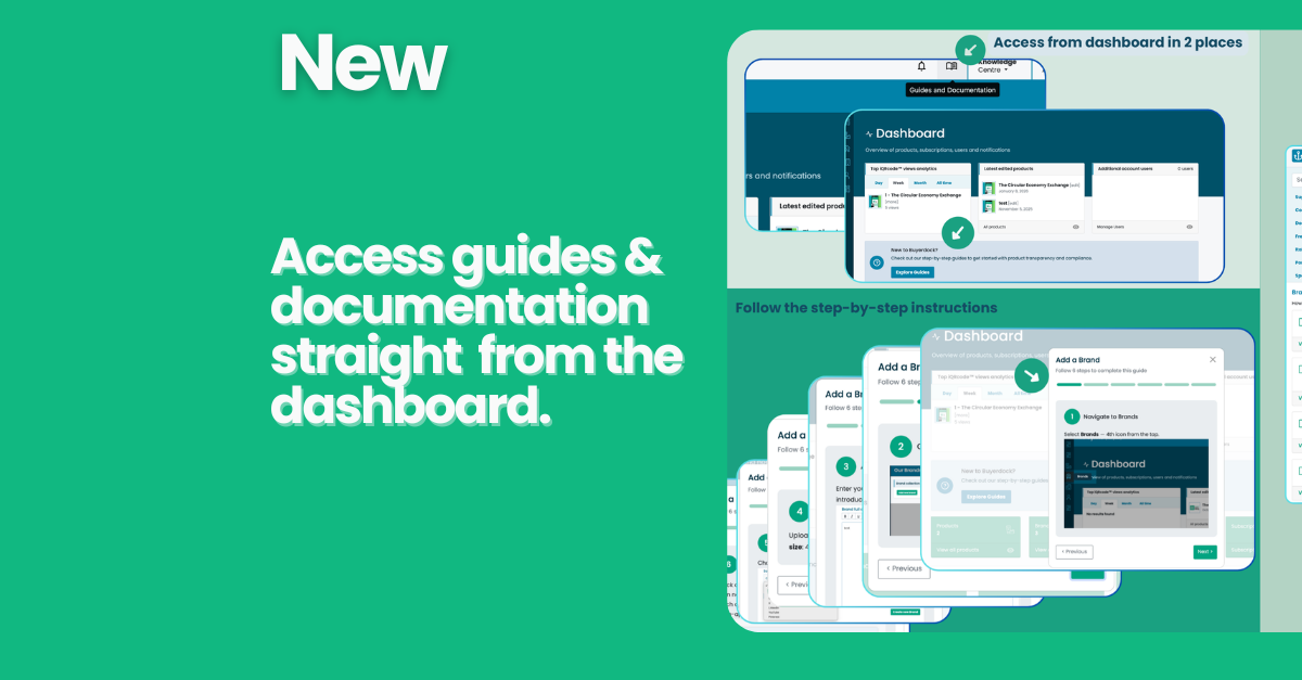 Buyerdock - New: Guides & Documentation, Right in Your Dashboard