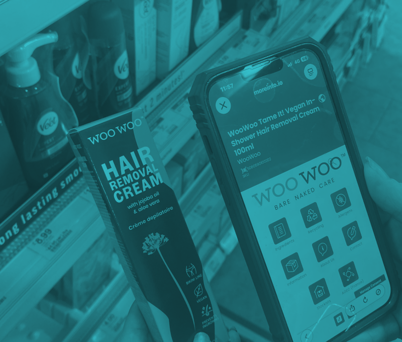 Product spotted in store with Buyerdock's iQRcode™