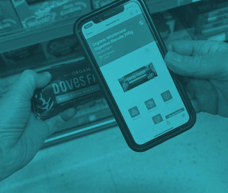 consumer scanner Buyerdock iQRcode in Waitrose