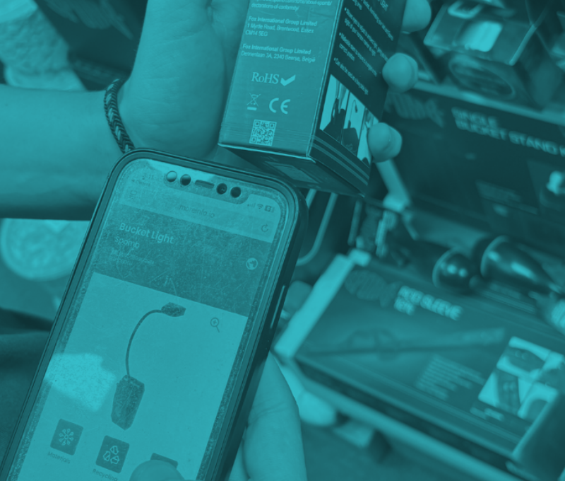 spotted a consumer scanning a Buyerdock's iQRcode in store